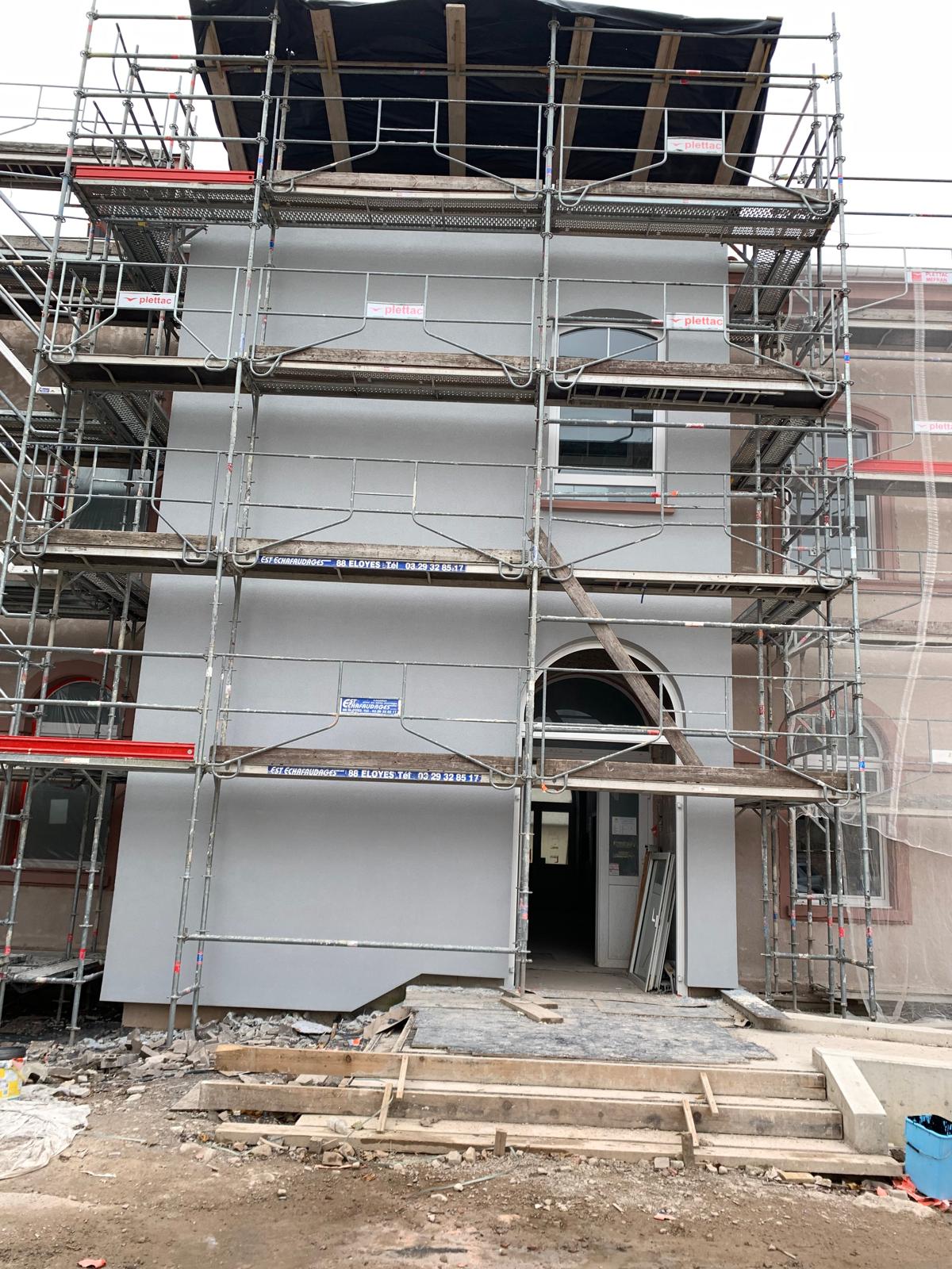 Bâtiment collectif — ravalement complet — après travaux