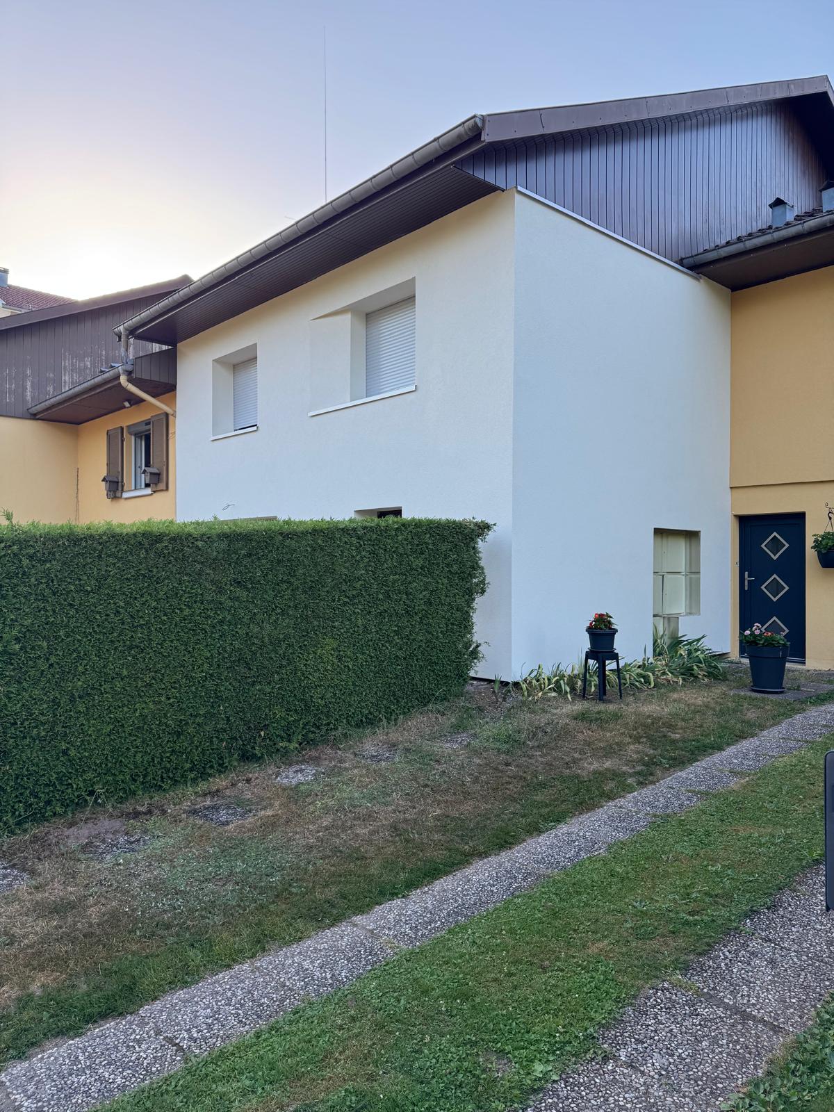 Pavillon — pignon isolé — après travaux